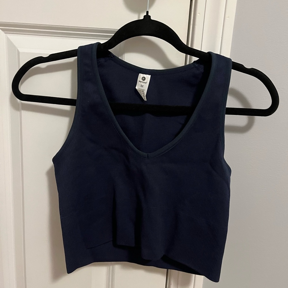 90 Degree by Reflex Ribbed Crop Tank (M)